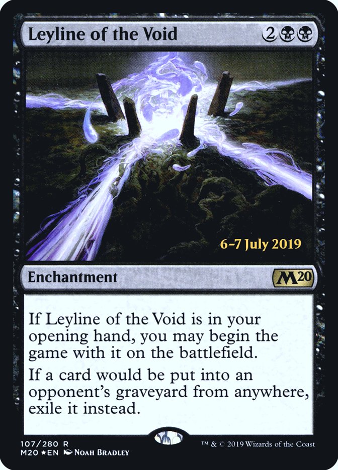 Leyline of the Void  [Core Set 2020 Prerelease Promos] | The Gaming-Verse