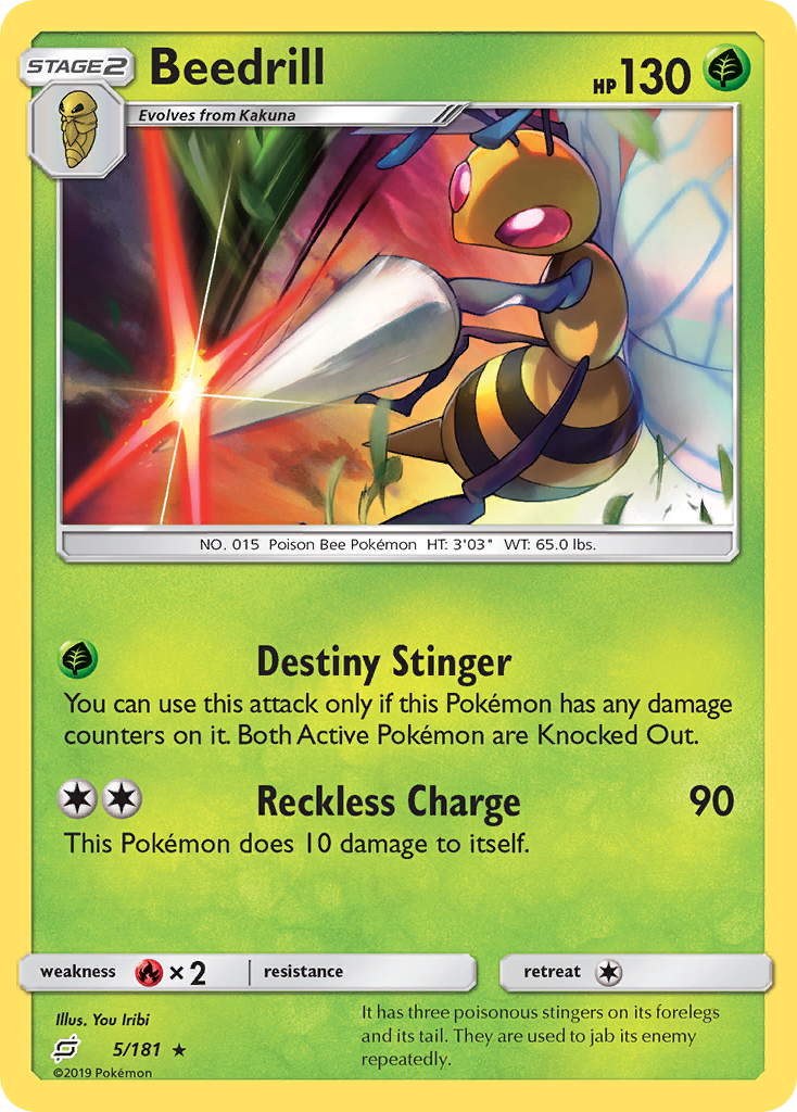 Beedrill (5/181) [Sun & Moon: Team Up] | The Gaming-Verse