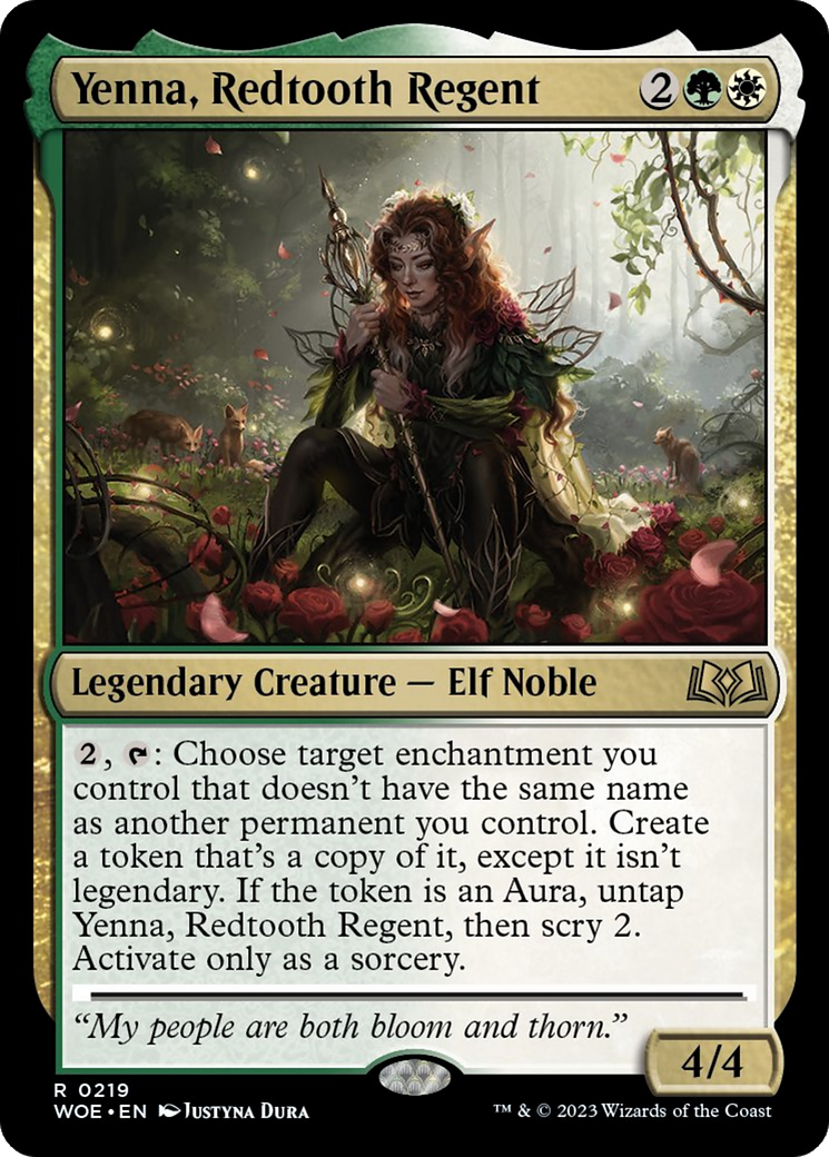 Yenna, Redtooth Regent [Wilds of Eldraine] | The Gaming-Verse