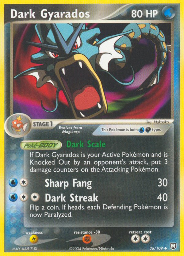 Dark Gyarados (36/109) [EX: Team Rocket Returns] | The Gaming-Verse