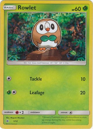 Rowlet (1/12) [McDonald's Promos: 2017 Collection] | The Gaming-Verse