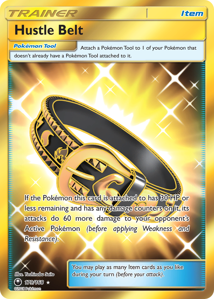 Hustle Belt (179/168) [Sun & Moon: Celestial Storm] | The Gaming-Verse