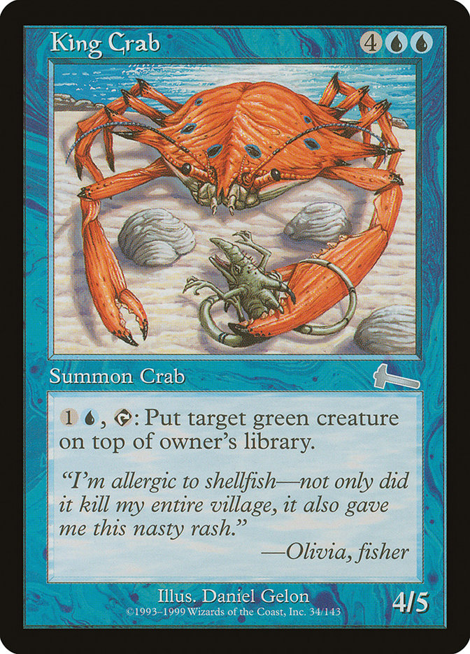 King Crab [Urza's Legacy] | The Gaming-Verse