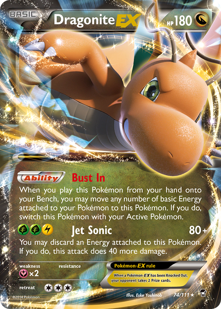 Dragonite EX (74/111) [XY: Furious Fists] | The Gaming-Verse