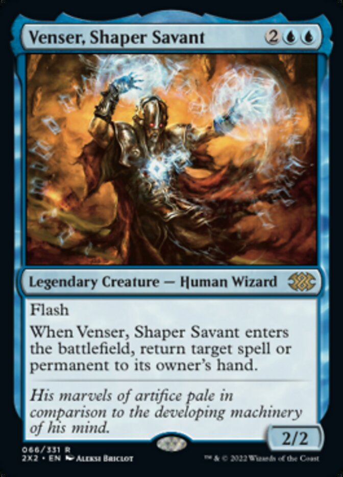 Venser, Shaper Savant [Double Masters 2022] | The Gaming-Verse