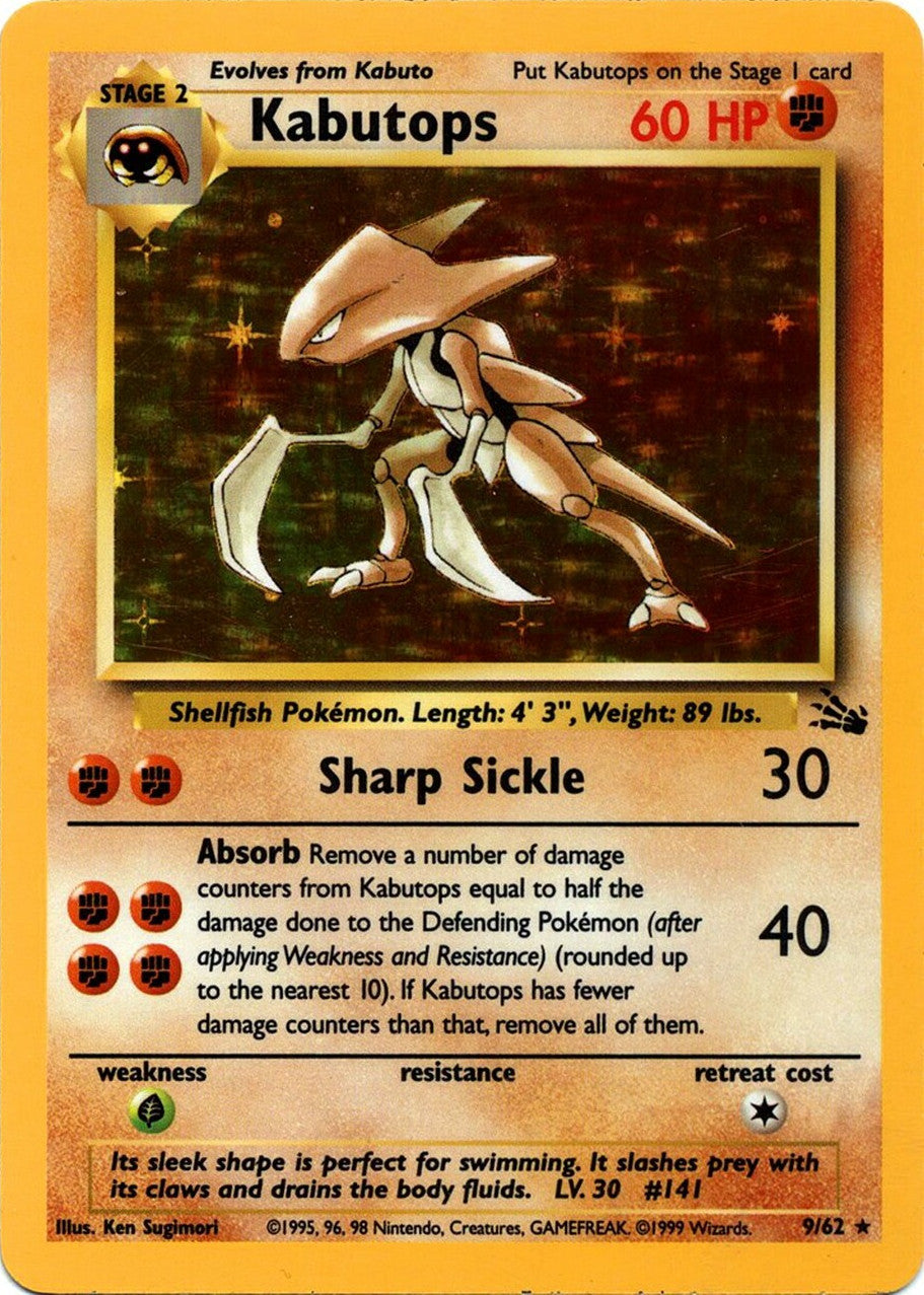 Kabutops (9/62) [Fossil Unlimited] | The Gaming-Verse