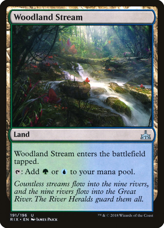 Woodland Stream [Rivals of Ixalan] | The Gaming-Verse