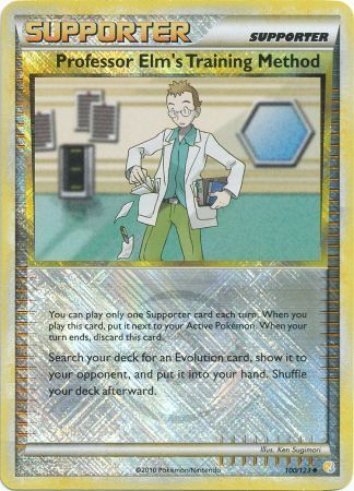 Professor Elm's Training Method (100/123) (League Promo) [HeartGold & SoulSilver: Base Set] | The Gaming-Verse