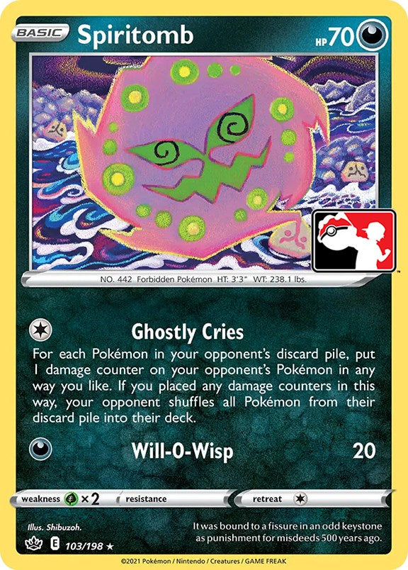 Spiritomb (103/198) [Prize Pack Series One] | The Gaming-Verse