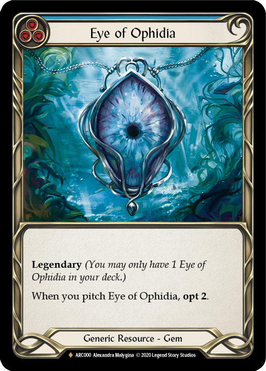 Eye of Ophidia [ARC000] Unlimited Rainbow Foil | The Gaming-Verse