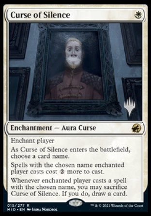 Curse of Silence (Promo Pack) [Innistrad: Midnight Hunt Promos] | The Gaming-Verse