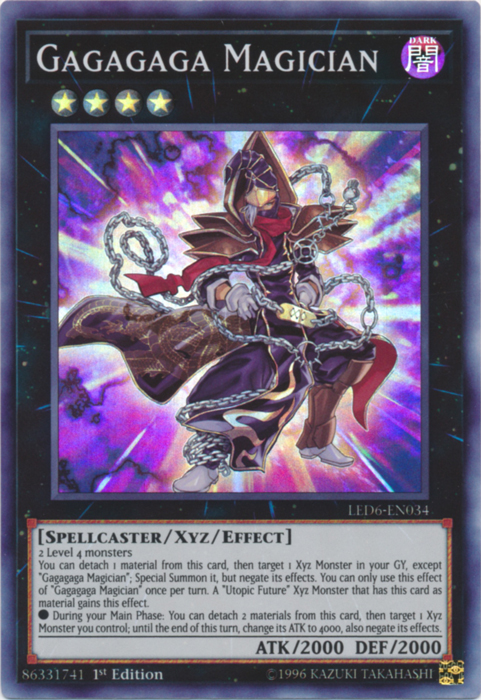 Gagagaga Magician [LED6-EN034] Super Rare | The Gaming-Verse