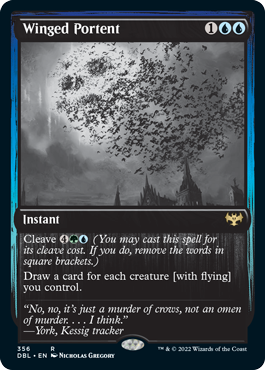 Winged Portent [Innistrad: Double Feature] | The Gaming-Verse