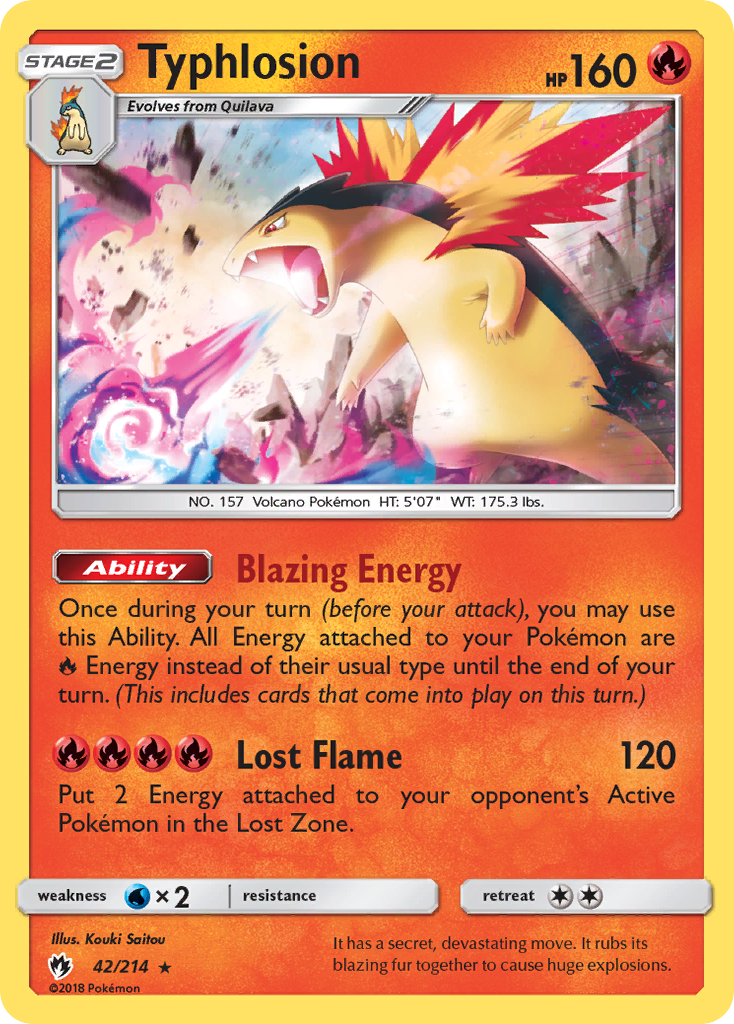 Typhlosion (42/214) [Sun & Moon: Lost Thunder] | The Gaming-Verse