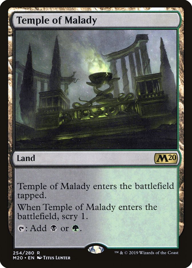 Temple of Malady [Core Set 2020] | The Gaming-Verse