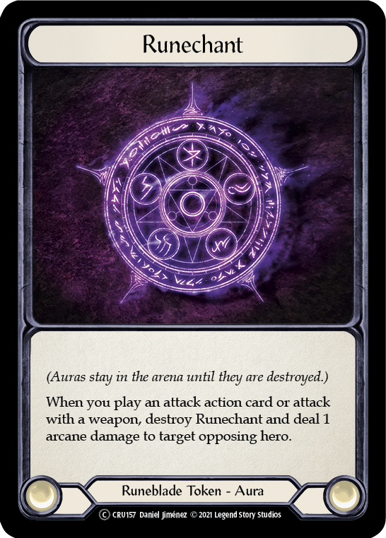 Runechant [U-CRU157-RF] Unlimited Rainbow Foil | The Gaming-Verse