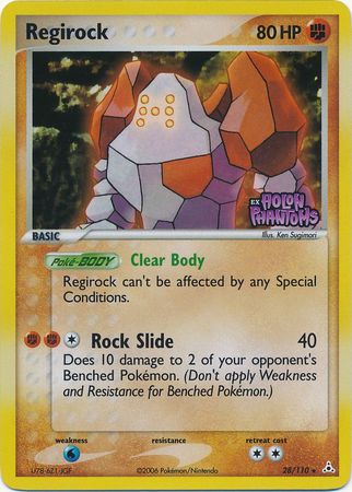 Regirock (28/110) (Stamped) [EX: Holon Phantoms] | The Gaming-Verse