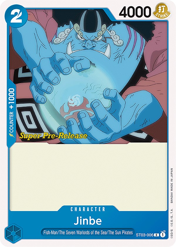 Jinbe [Super Pre-Release Starter Deck: The Seven Warlords of the Sea] | The Gaming-Verse