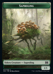 Saproling // Treasure Double-sided Token [Double Masters 2022 Tokens] | The Gaming-Verse