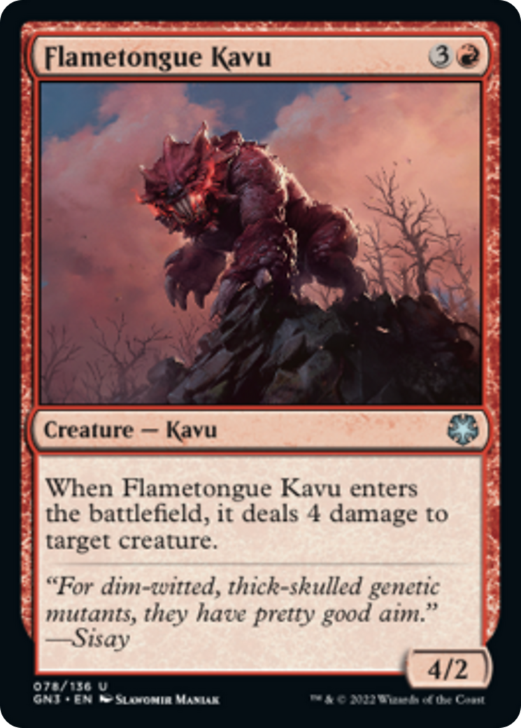 Flametongue Kavu [Game Night: Free-for-All] | The Gaming-Verse