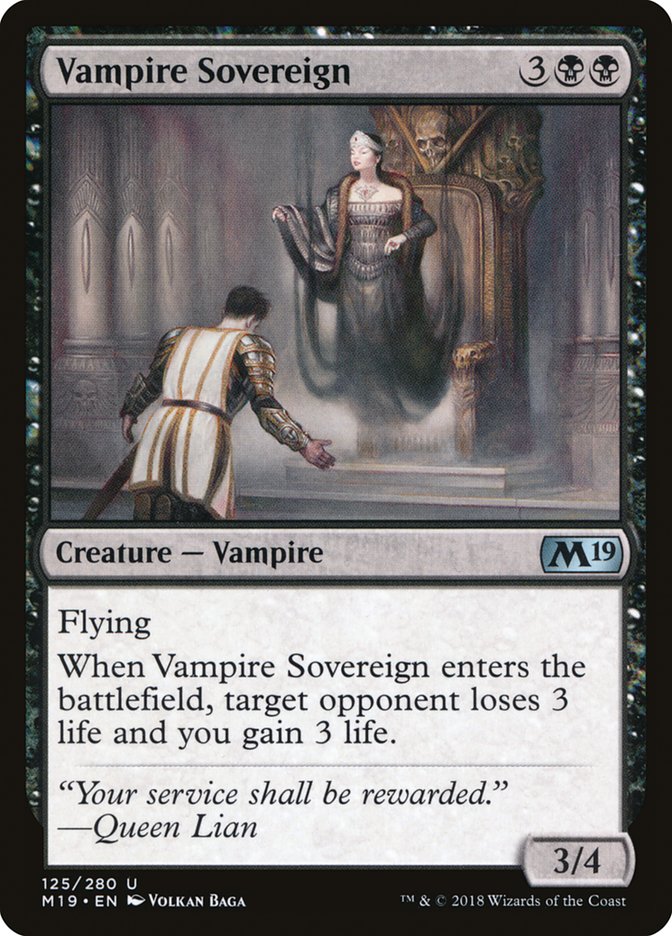 Vampire Sovereign [Core Set 2019] | The Gaming-Verse