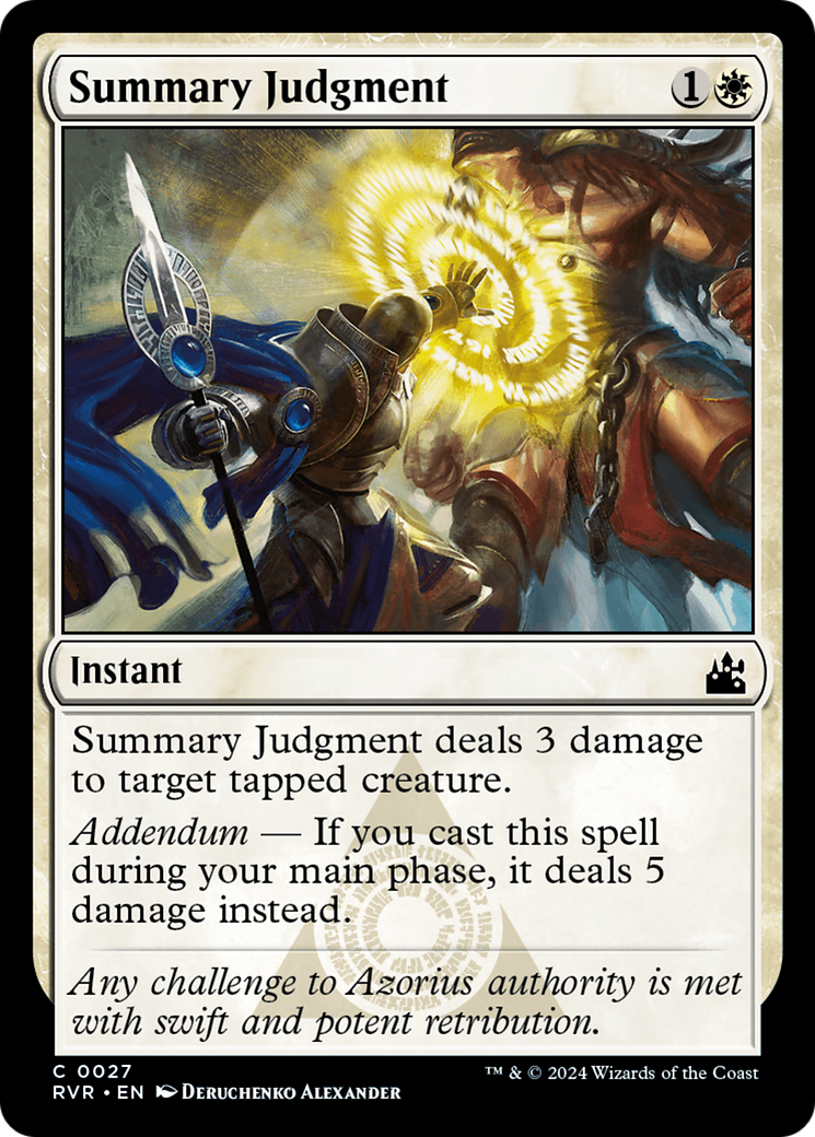 Summary Judgment [Ravnica Remastered] | The Gaming-Verse