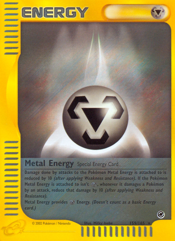 Metal Energy (159/165) [Expedition: Base Set] | The Gaming-Verse