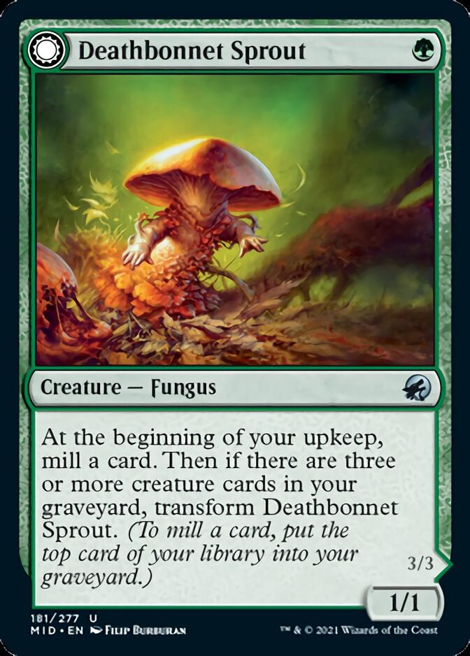 Deathbonnet Sprout // Deathbonnet Hulk [Innistrad: Midnight Hunt] | The Gaming-Verse