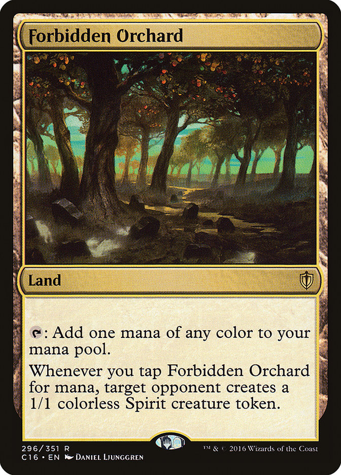 Forbidden Orchard [Commander 2016] | The Gaming-Verse