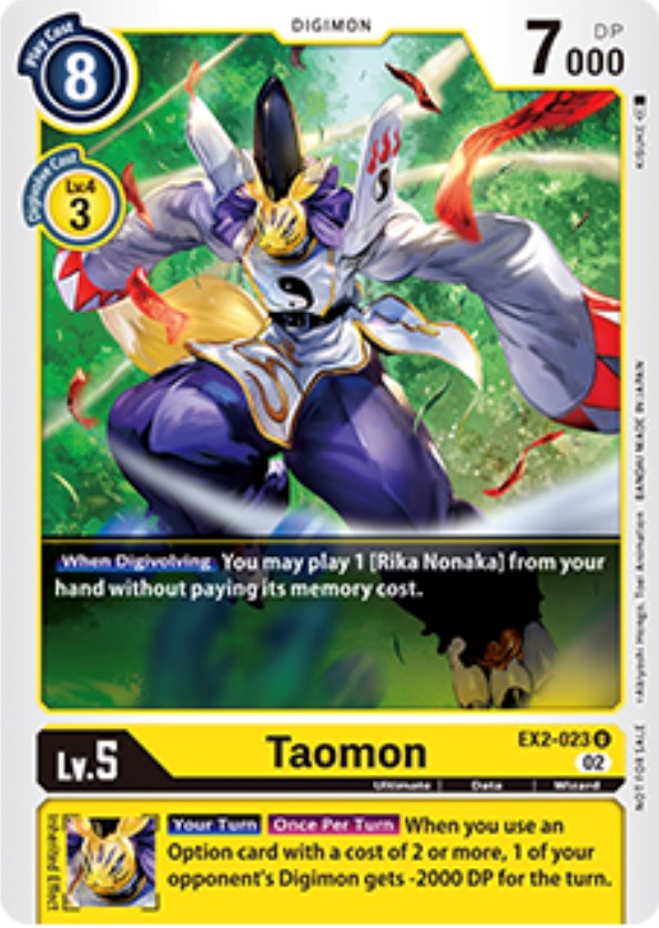 Taomon [EX2-023] (Tamer Party Vol. 6 Promo) [Digital Hazard Promos] | The Gaming-Verse