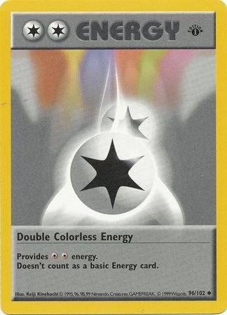 Double Colorless Energy (96/102) (Shadowless) [Base Set 1st Edition] | The Gaming-Verse