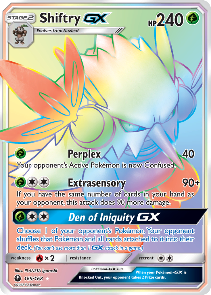 Shiftry GX (169/168) [Sun & Moon: Celestial Storm] | The Gaming-Verse