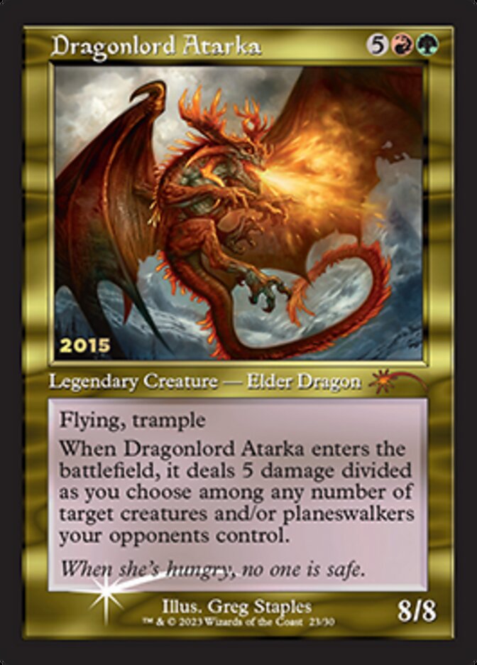 Dragonlord Atarka [30th Anniversary Promos] | The Gaming-Verse