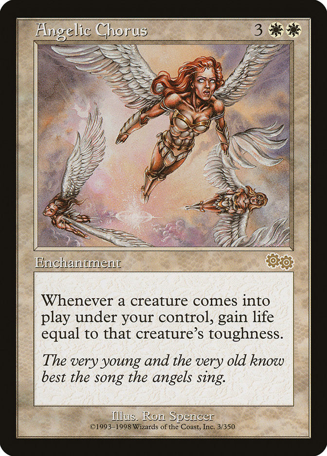 Angelic Chorus [Urza's Saga] | The Gaming-Verse