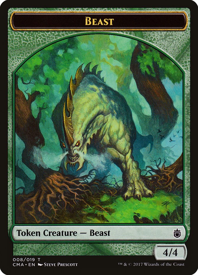 Beast (008/019) [Commander Anthology Tokens] | The Gaming-Verse