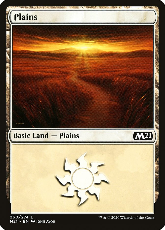 Plains (#260) [Core Set 2021] | The Gaming-Verse