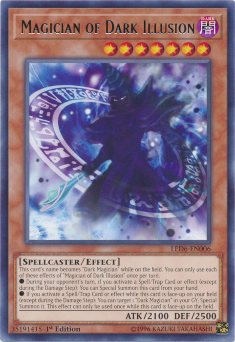 Magician of Dark Illusion [LED6-EN006] Rare | The Gaming-Verse