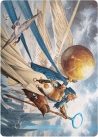 Linvala, Shield of Sea Gate Art Card [Zendikar Rising Art Series] | The Gaming-Verse