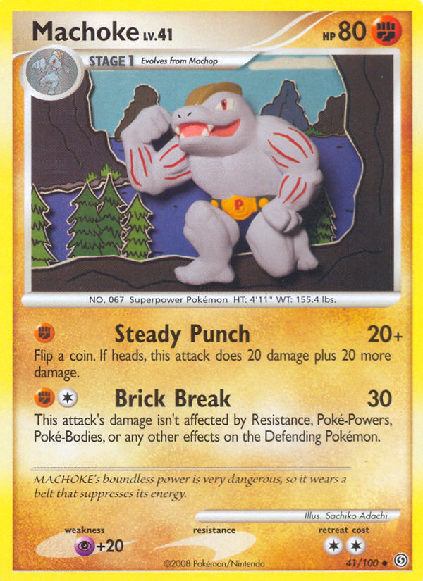 Machoke (41/100) [Diamond & Pearl: Stormfront] | The Gaming-Verse