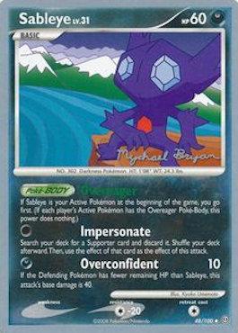 Sableye LV.31 (48/100) (Happy Luck - Mychael Bryan) [World Championships 2010] | The Gaming-Verse