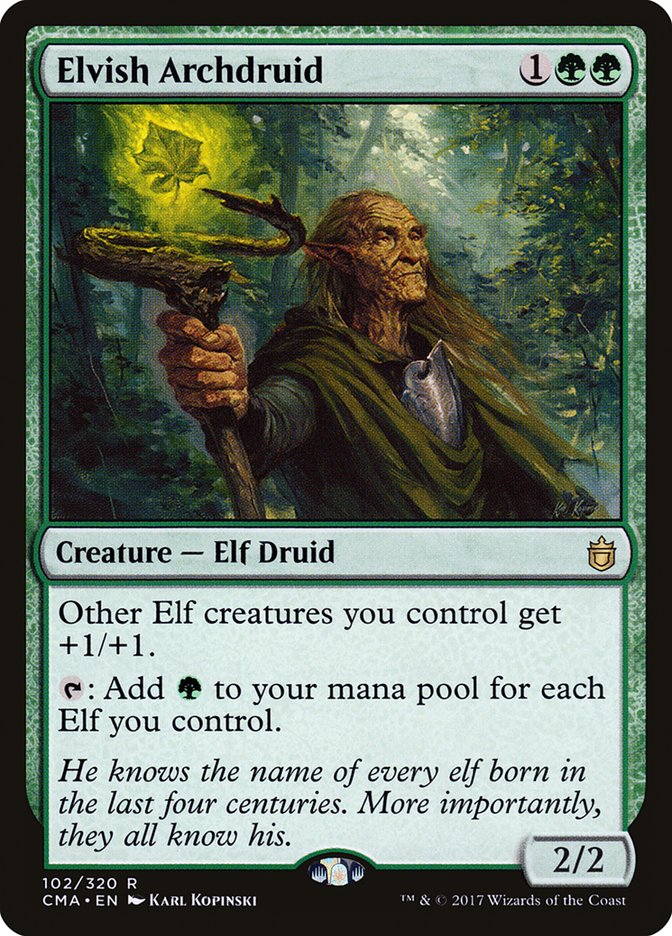 Elvish Archdruid [Commander Anthology] | The Gaming-Verse