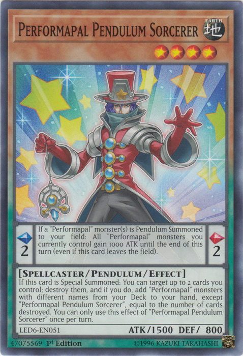 Performapal Pendulum Sorcerer [LED6-EN051] Common | The Gaming-Verse