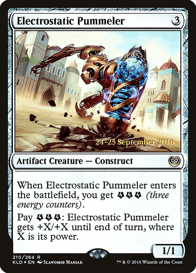 Electrostatic Pummeler  (Prerelease) [Kaladesh Prerelease Promos] | The Gaming-Verse