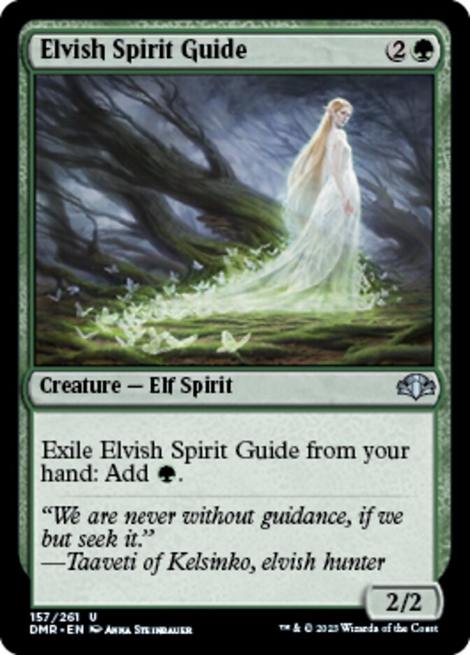 Elvish Spirit Guide [Dominaria Remastered] | The Gaming-Verse