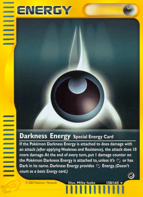 Darkness Energy (158/165) [Expedition: Base Set] | The Gaming-Verse