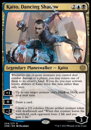 Kaito, Dancing Shadow (Promo Pack) [Phyrexia: All Will Be One Promos] | The Gaming-Verse