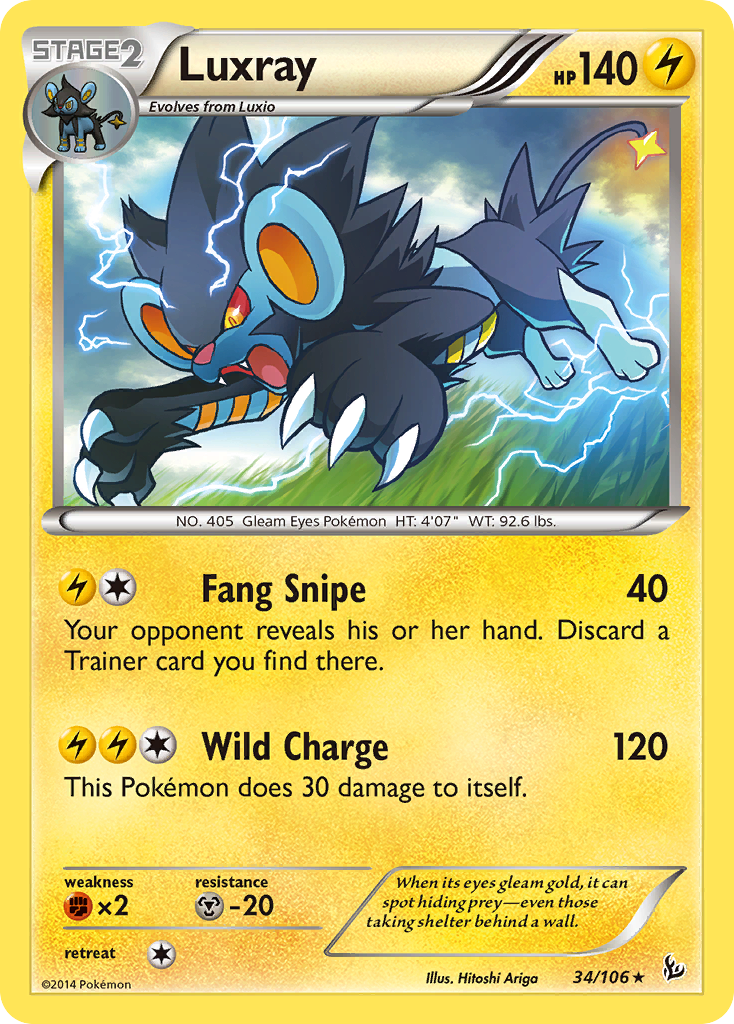 Luxray (34/106) [XY: Flashfire] | The Gaming-Verse