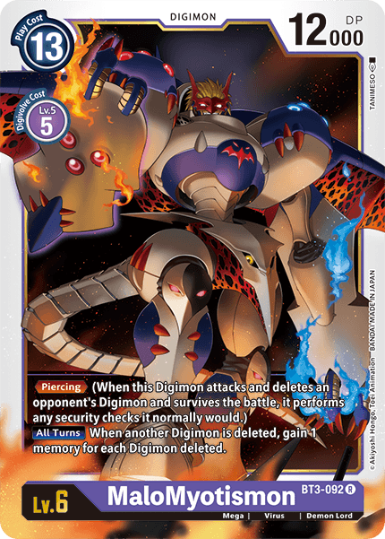 MaloMyotismon [BT3-092] [Release Special Booster Ver.1.5] | The Gaming-Verse