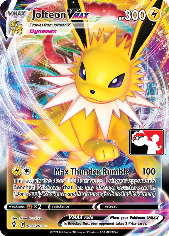 Jolteon VMAX (051/203) [Prize Pack Series One] | The Gaming-Verse