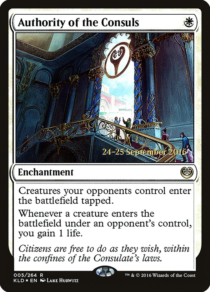 Authority of the Consuls  [Kaladesh Prerelease Promos] | The Gaming-Verse